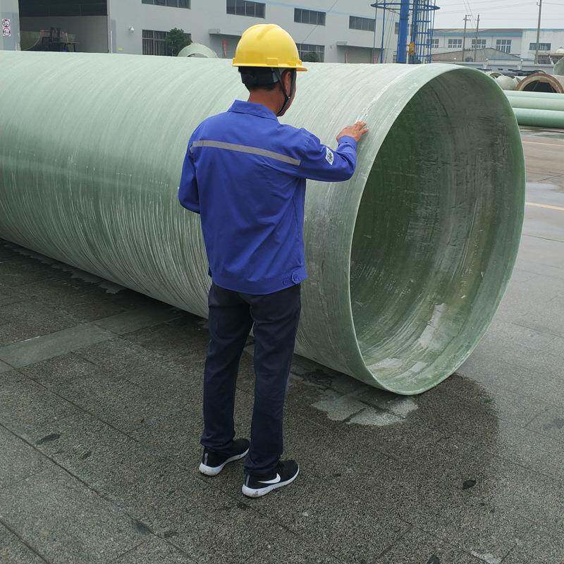 玻璃钢除臭风管排污排水缠绕FRP管预防紫外有机玻璃钢管通风管道