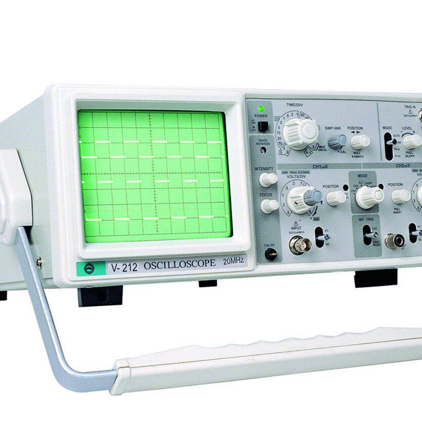 L-212香港20MHz 双通道模拟示波器实验室工厂直发 100MHz