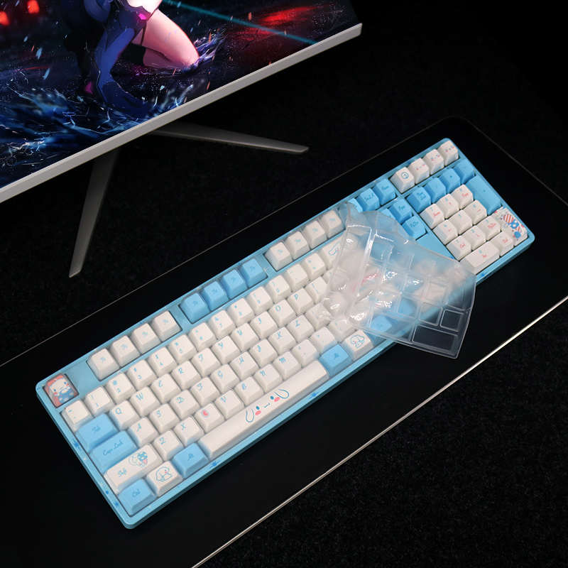 精品天翅适合高斯HELLO GANSS HS108T机械键盘膜保护套凹凸键盘罩