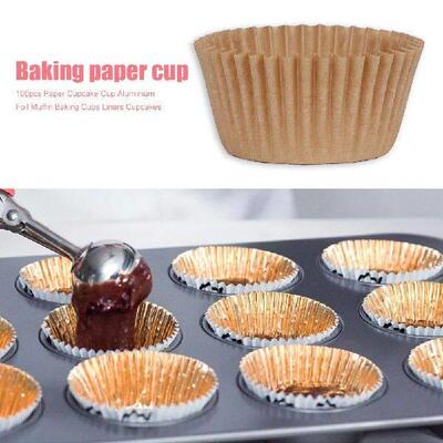 100 Counts Mini Cupcake Liners Odorless Muffin Liners Cups
