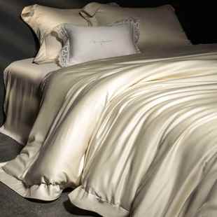 轻奢简约超细旦天丝棉磨毛亲肤柔软床单被套2.0米卧室床上用品