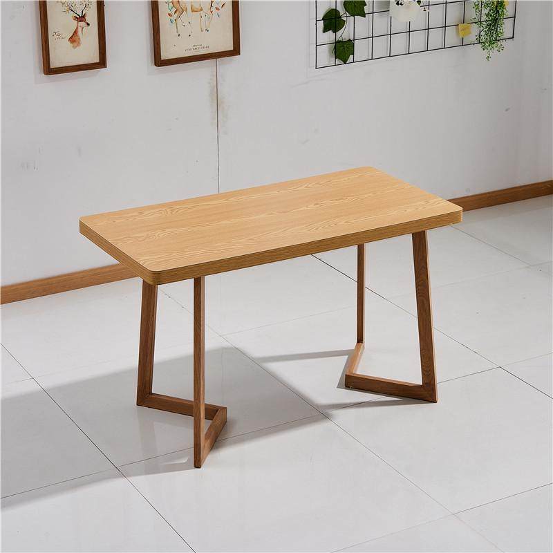 仿实木铁艺牛角椅子V字腿咖啡厅奶茶甜品店食堂快餐桌椅组合简约,住宅家具,实木餐桌,淘宝优惠券,粉丝福利购,淘宝优惠卷