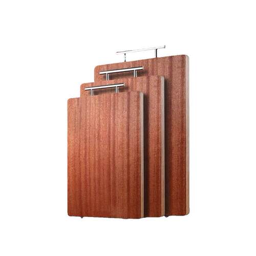 乌檀木菜板整沙比利砧板木可厨房家用实415388木切菜檀板木案板双