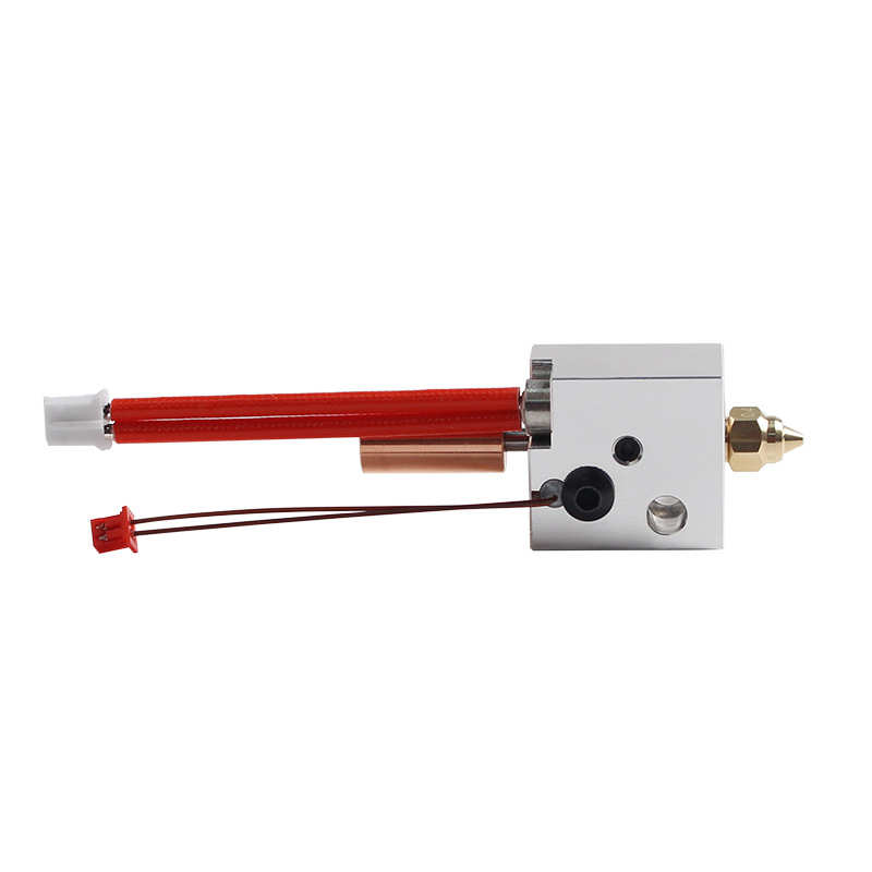 3D打印机配件 SV07挤出头热端加热套件 耐高温0.4mm黄铜喷嘴喷头