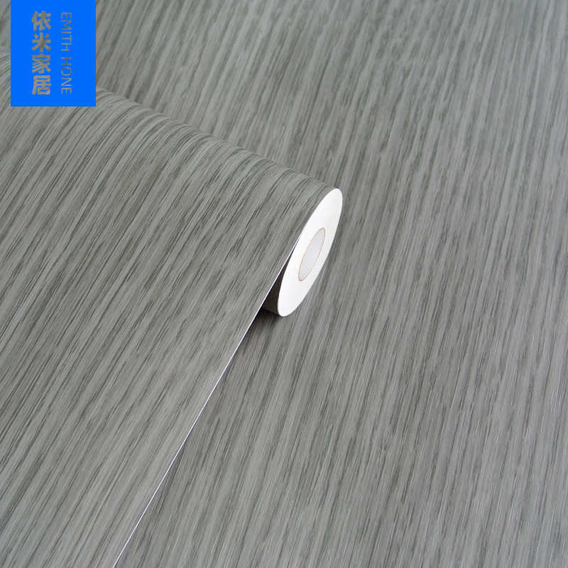 木纹自波音家具展柜翻新装饰粘贴纸软片木槽墙纸壁纸华膜饰导气韩