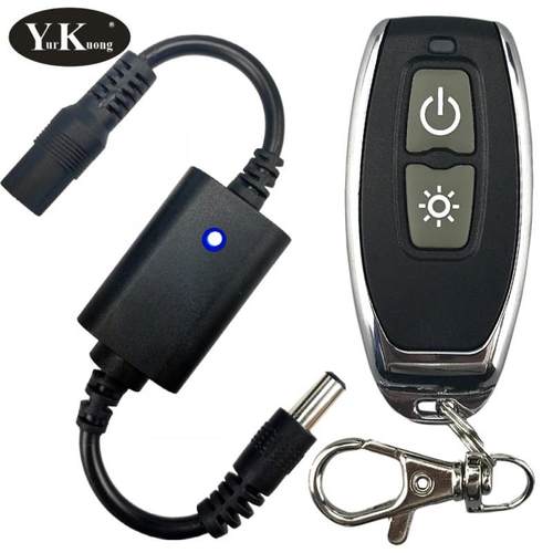 彩灯灯带微型台灯遥控开关3.7V4.2V5V6V9V12V公头母头直插433