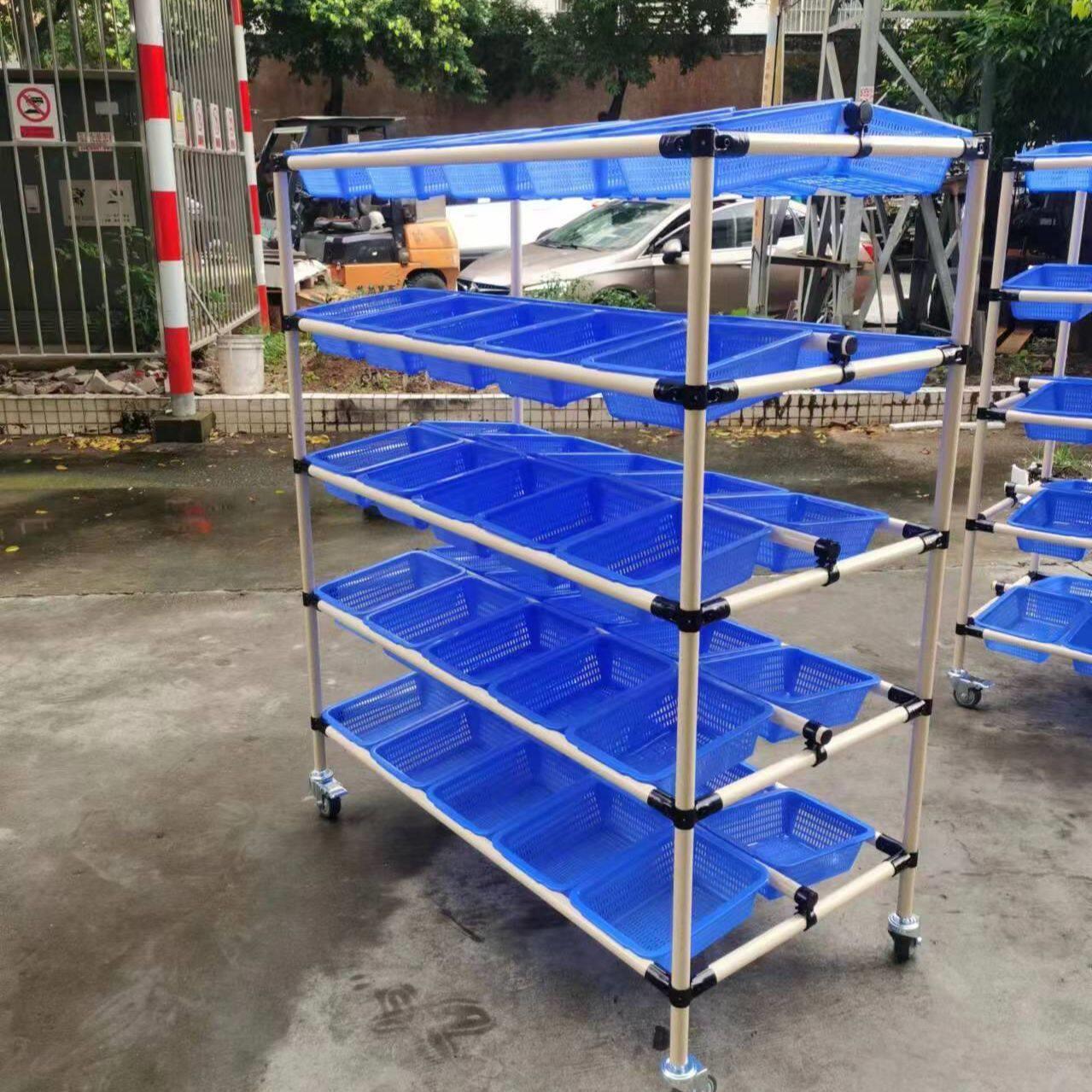 电商分拣车仓库物流拣货车车间物料周转车多层手推车可移动工具车