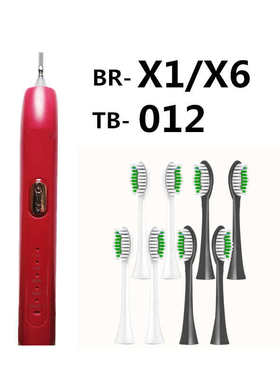 E2铂锐适用资莱晳boorui铂瑞电动牙刷头BR-X1/e1/Z2/Z1刷头booui