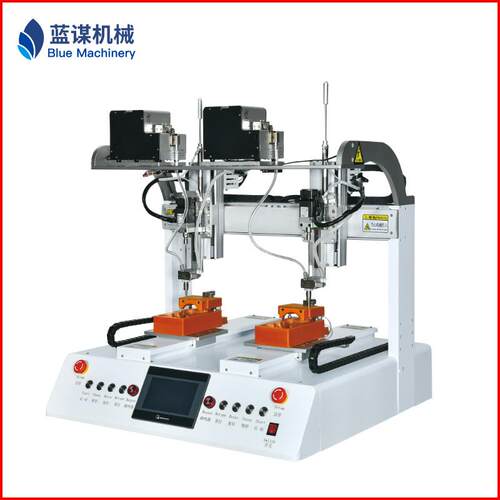 自动锁螺丝机掉料左右六轴塑胶产品自动打机器人东莞厂家流水线