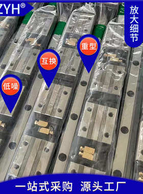 rgw30cc滑块直线高速导轨机械设备产业rgw35c自动化rgw25cc 滚柱
