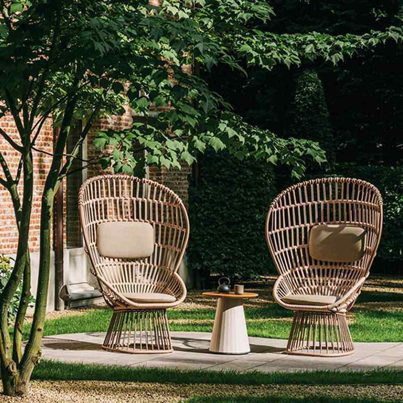 北欧户外庭院发简外设计866师别墅酒店高背约椅露天花沙园室藤编,住宅家具,户外沙发,淘宝优惠券,粉丝福利购,淘宝优惠卷