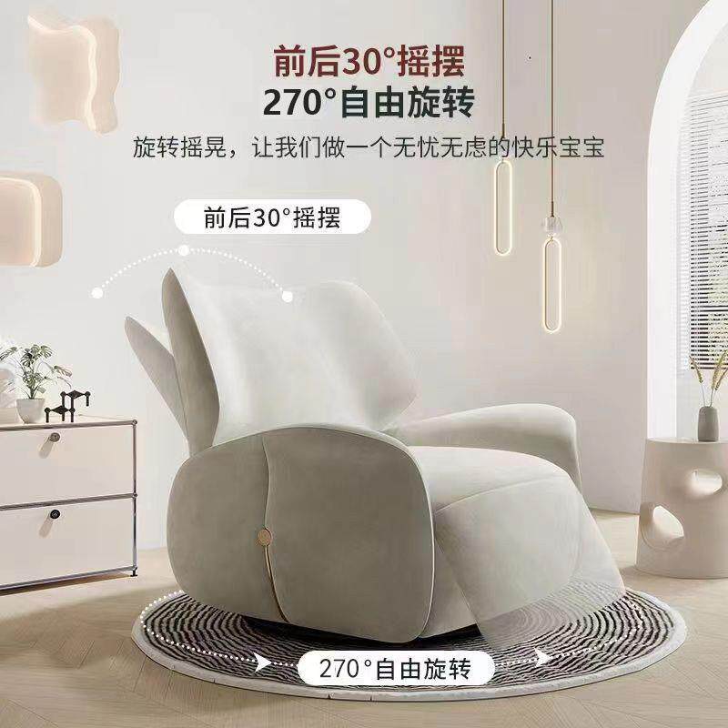 单人沙发椅懒人休闲客厅轻奢设计师创意电动太空舱多功能午休躺椅