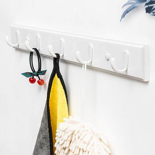 门后衣钩置物架玄关挂钩卧室墙上壁挂试衣间挂衣架实木创意衣帽架 - 封面