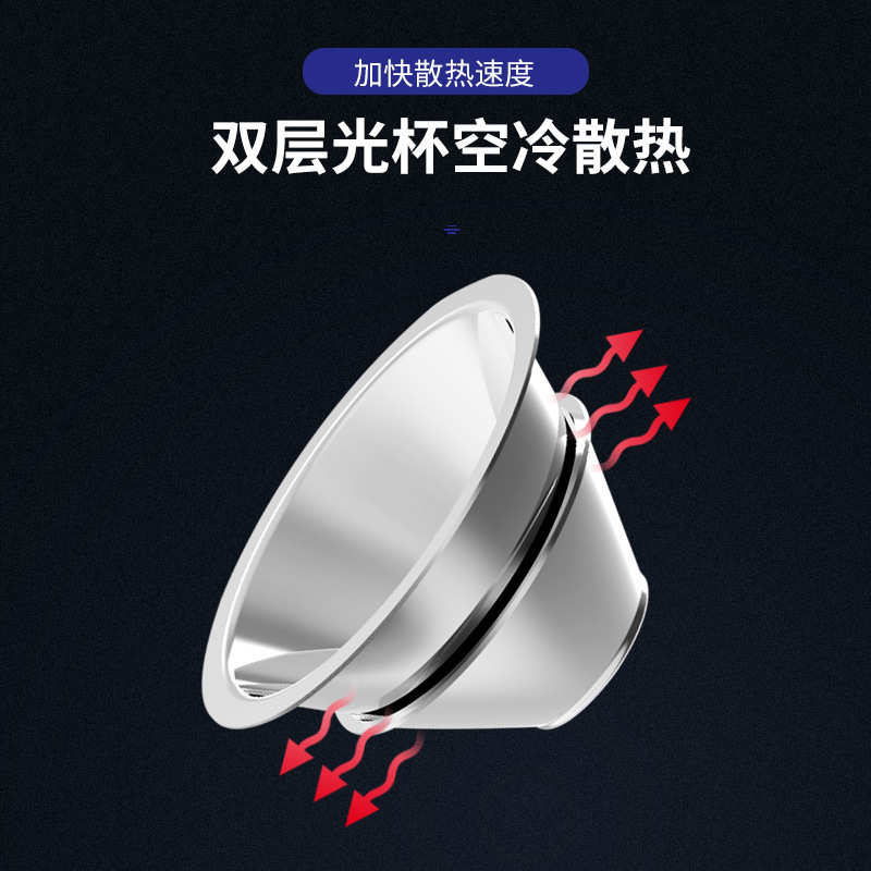 头灯户外强光电led矿灯usb蓝光黄光钓鱼充电灯探照大功率显白光