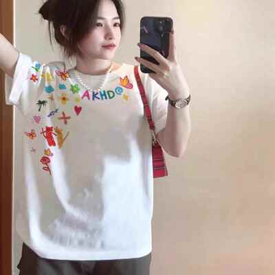 美式高街潮牌短袖t恤女20