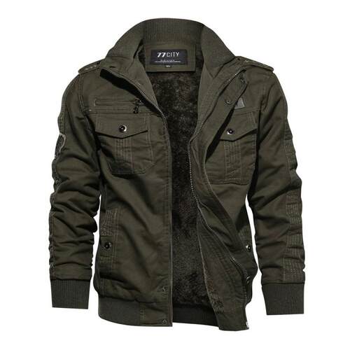 Middle aged and young men's workwear jackets, plus men's