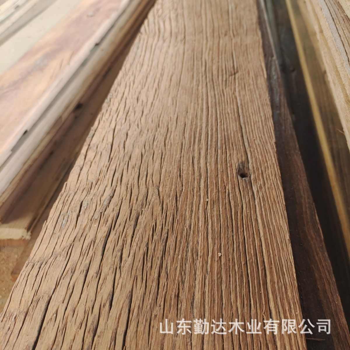 旧墙板板老宿做吧台门板榆木板材风化木民户外木地板