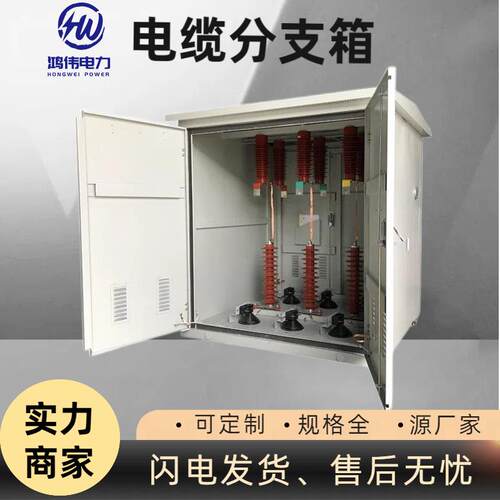 电缆分支箱欧式拔插头分接箱铜排式对接箱10KV35KV铁质不锈钢厂家