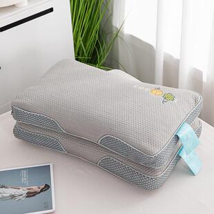童夏季 冰丝凉感豆豆枕CID枕头单人学生芯儿透气枕中低可拆洗
