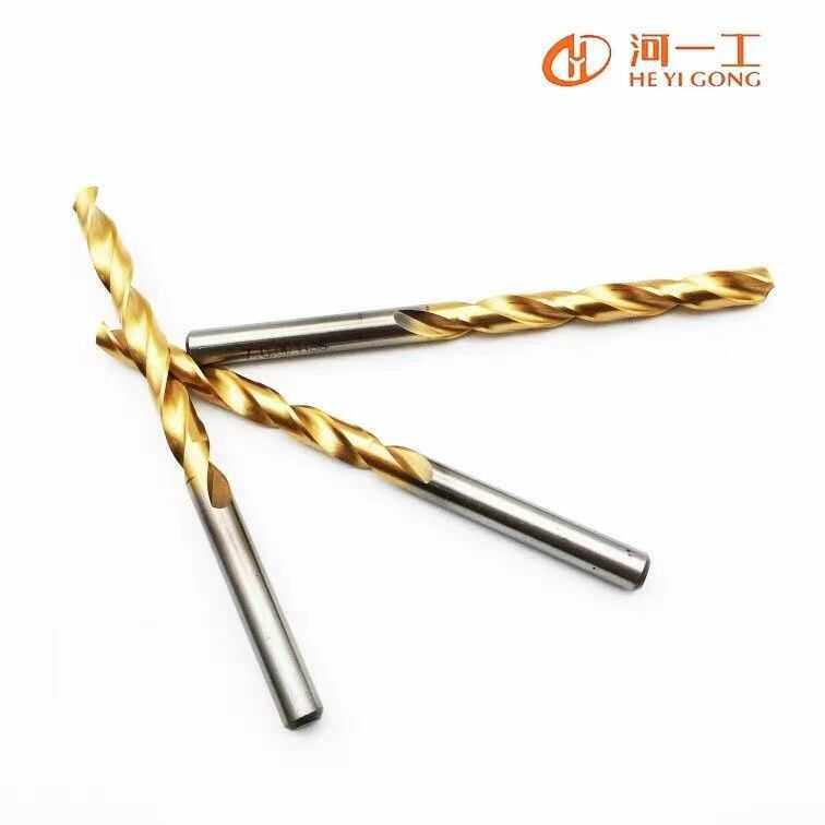 正品河一工不锈钢用钻镀钛涂层直柄麻花钻头 1 2 3 4 5 6 7 8 9mm