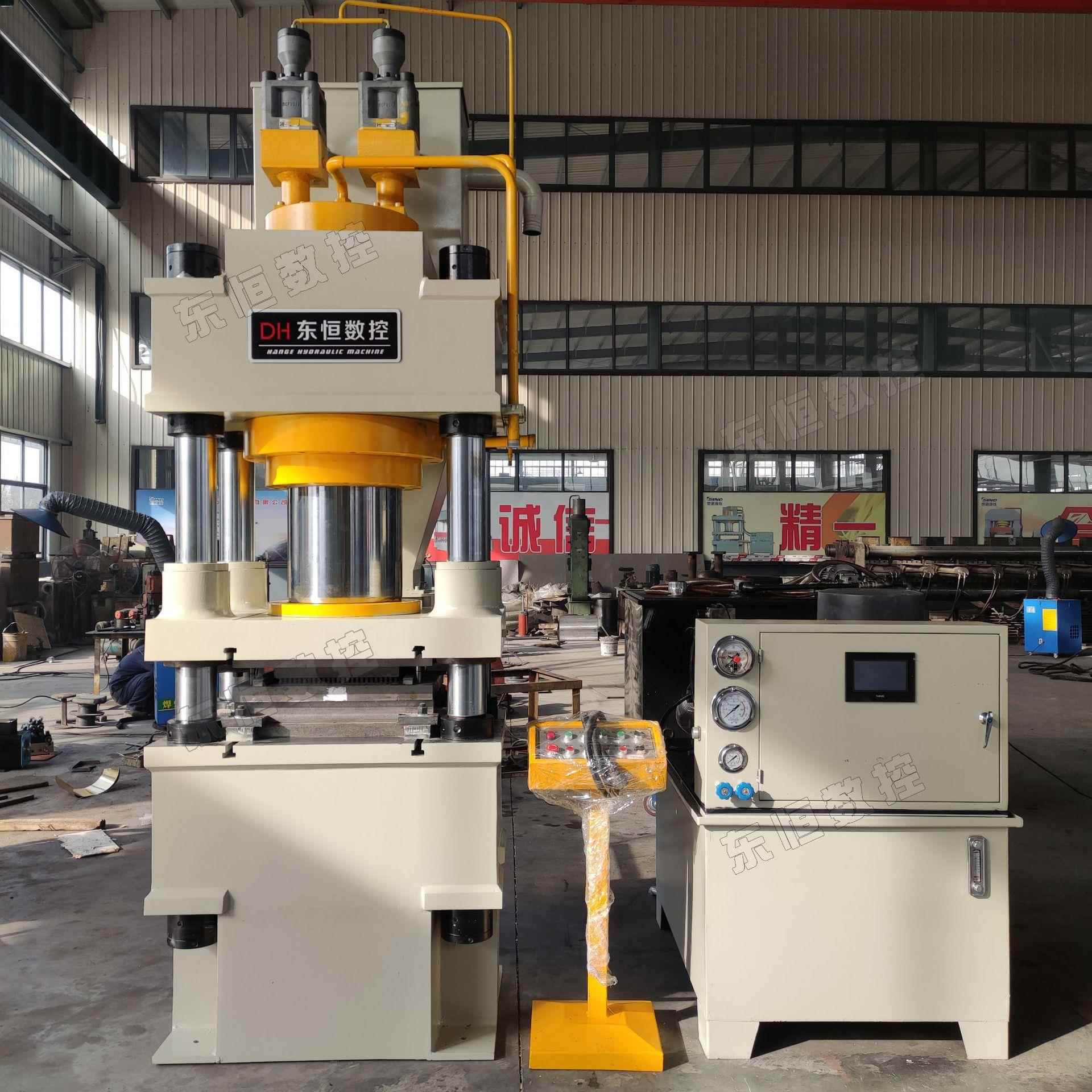 15吨液压机猫冻干猫粮成型机自动送料出料粉末成型液压机订制