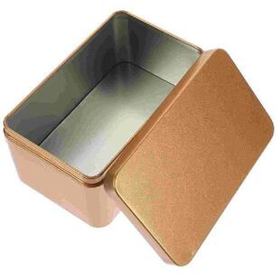 Box Iron Storage Candies Container Leaf Portable Tea
