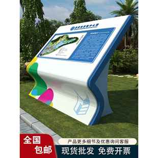 落地式导视台景区导视牌小区楼层索引园区总平面图户外导向指示牌