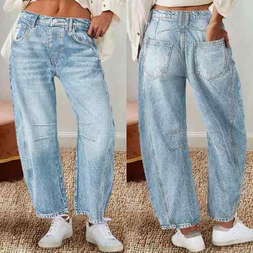 2025 Banana Pants Scimitar Trousers Leg Mid Rise Straight