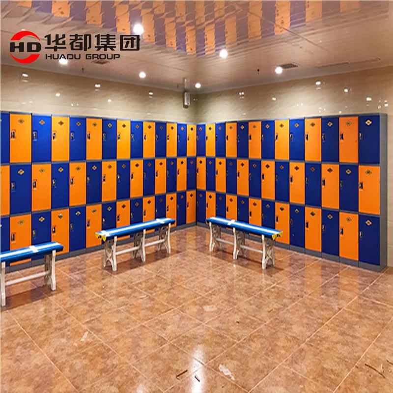 ABS塑料彩员色更衣柜工健76128身寄存洗浴室物书储包馆柜游泳澡堂