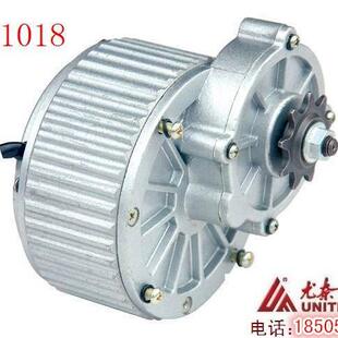 尤奈特永磁直流有刷减速电机MY1018 36v电动自行车车配件 450W24V