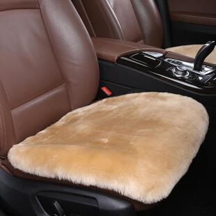 冬季 小方 新薄车坐垫纯汽羊毛座超垫540单片通用车坐垫羊毛单片款