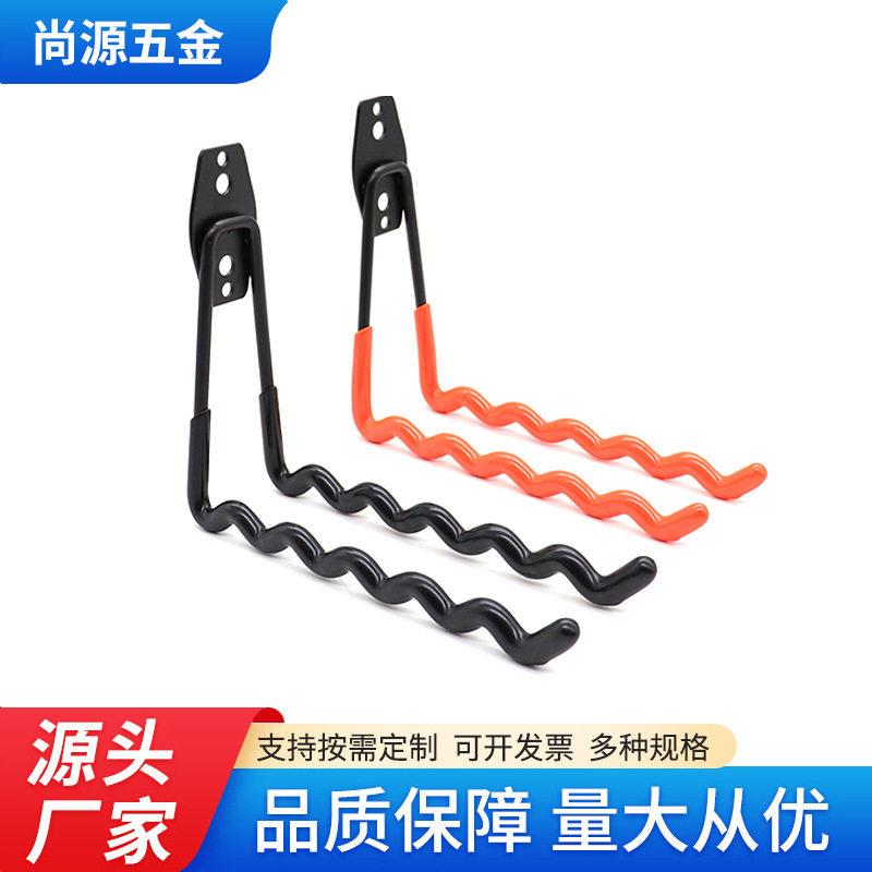 跨境temu亚马逊方波浪形挂钩工具水管大挂钩置物货架展示波纹型勾