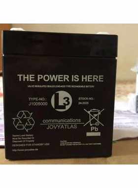 JOVYATLAS蓄电池J1005000KUKA免维护机械手臂控制电池24-2025包邮