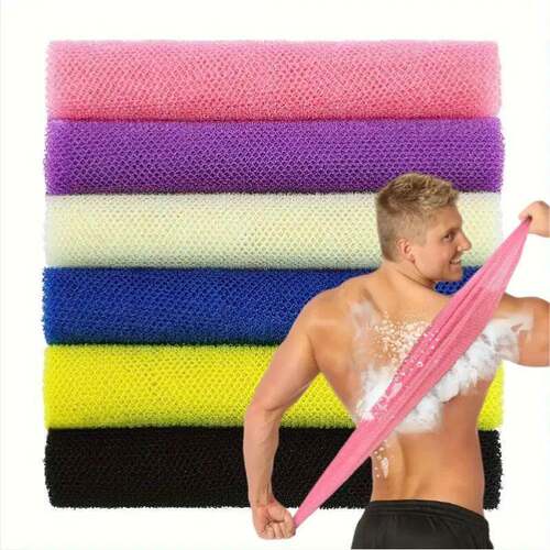 1/3pcs African Net Bath Sponge Exfoliating Washcloth Double
