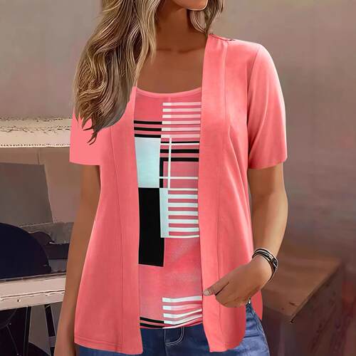 Splicing plus size women's clothing
