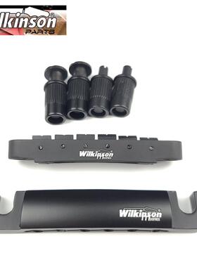正品wilkinson SG LP电吉他固定琴桥 威尔金森拉弦板琴码 黑色