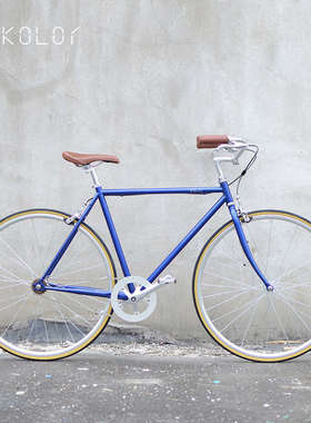Kolor卡勒单车KF103城市通勤车复古单车海鸥把自行车绿色出行