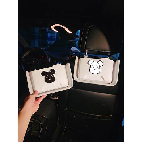 汽车座椅背收纳盒垃圾桶车载挂式杂物置物盒折叠垃圾收纳袋车内