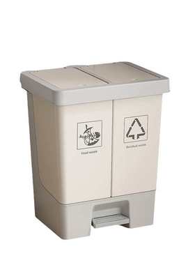 分类垃圾桶家用厨房脚踩带盖垃圾桶客厅高级感大号大容量圾收纳桶