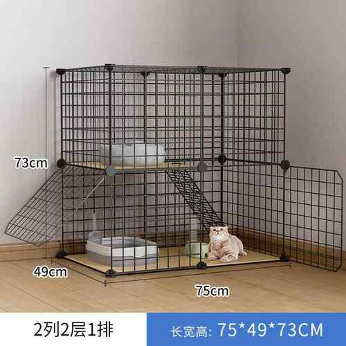 高档猫笼子家用别窝墅清仓幼猫宠可放猫砂盆猫舍物室内小型猫咪猫