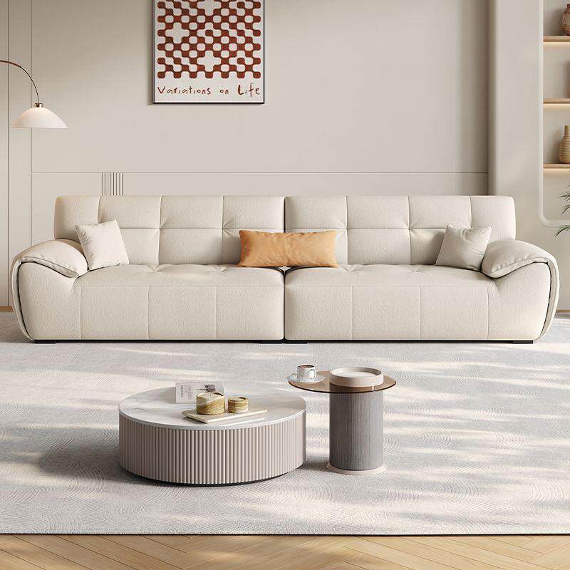 高级北欧风科技布布艺沙发现代简约客厅大小户型轻奢奶油风猫抓布