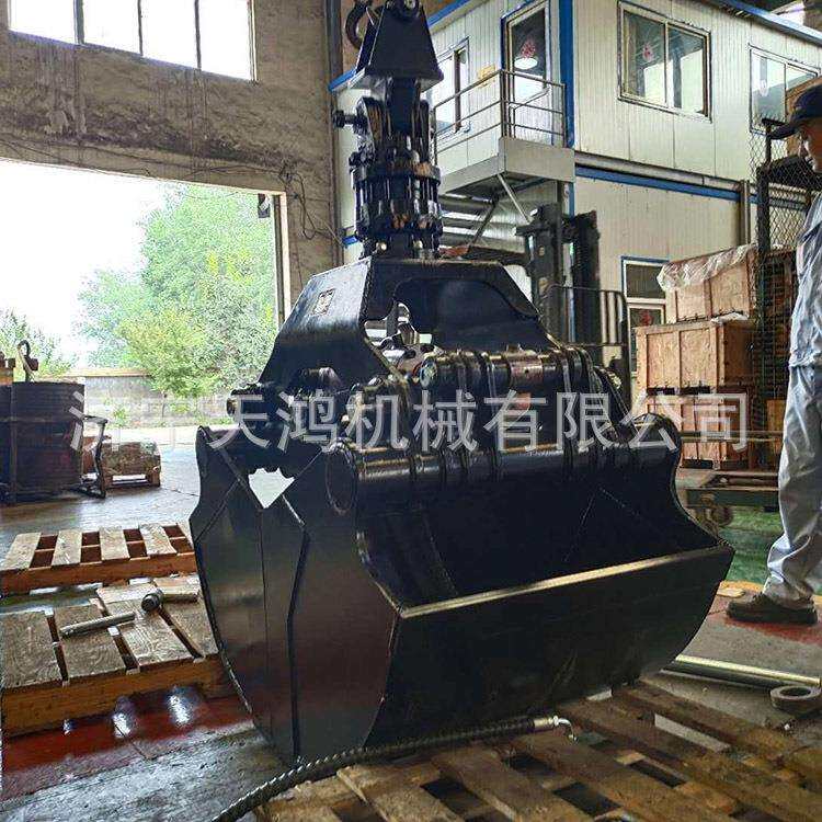 济宁天鸿贝壳斗厂家 供应挖掘机吊机贝壳斗 贝型抓斗