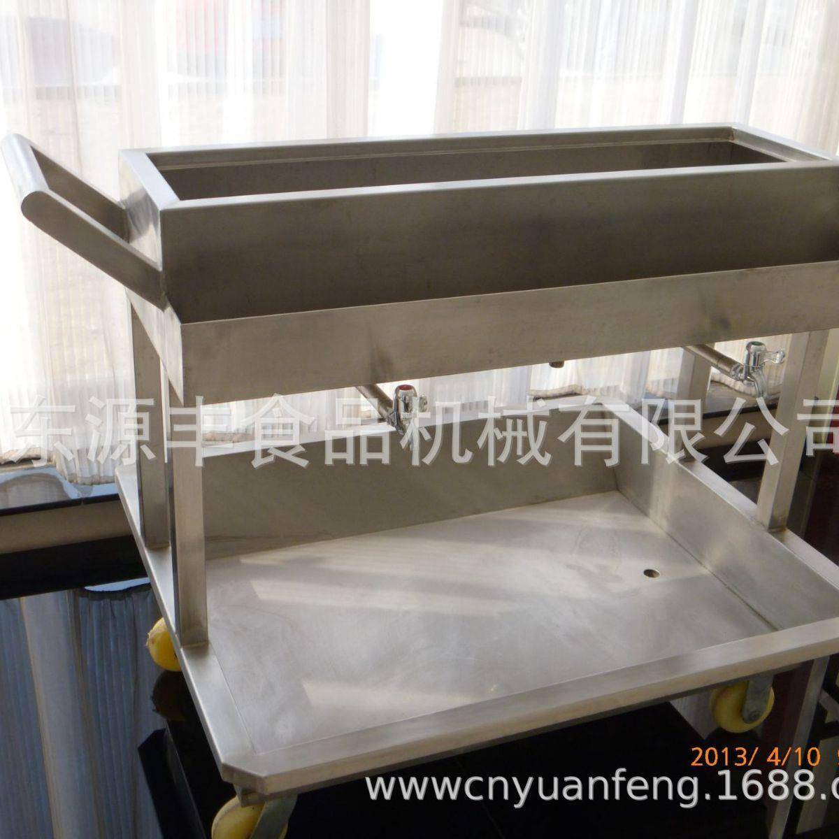 移动收碗车食品车间用304材质不锈钢流动手推餐车不锈钢调料车