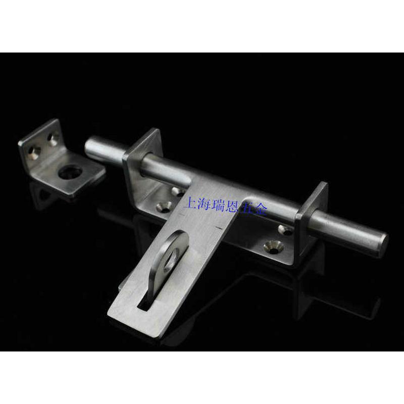 科美品牌 加厚钢板304不锈钢外门插销 防盗门插销 不锈钢门插销