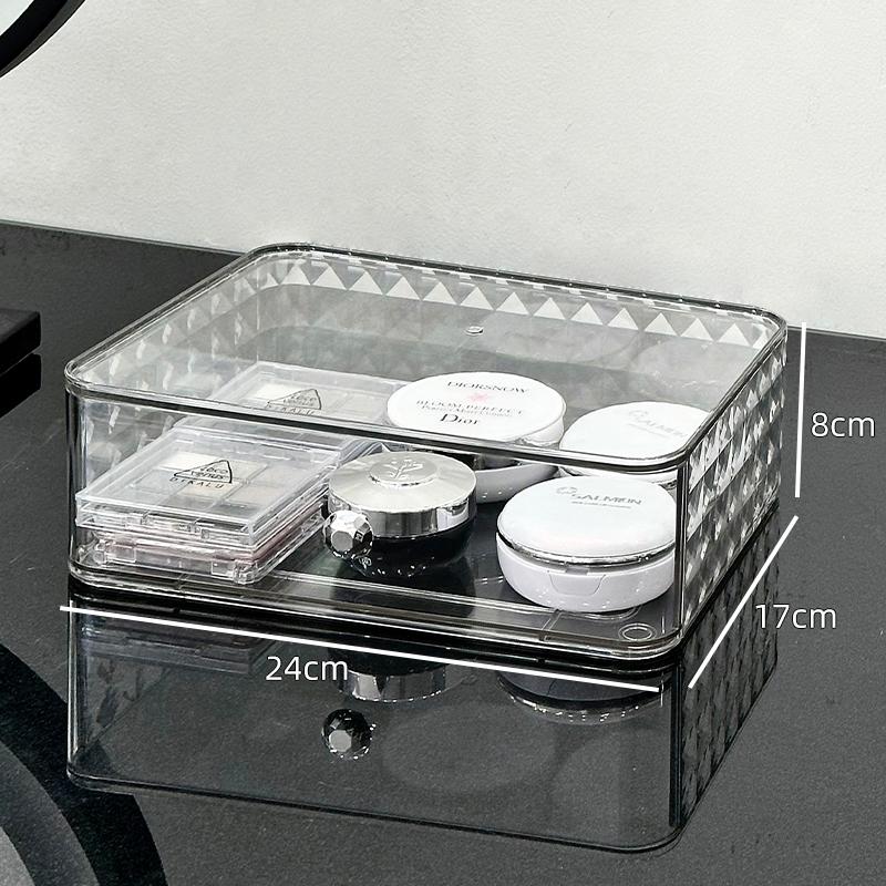 化妆刷梳妆台化妆品旋转首饰盒