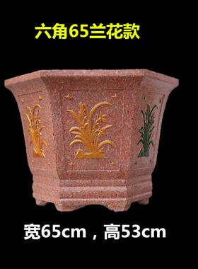 【花盆水模具】号花大盆模EZK塑具零售泥料花盆模六角