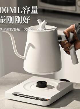 304不锈钢智能电热水壶变频恒温鹅颈手冲咖啡壶家用长嘴泡茶水壶