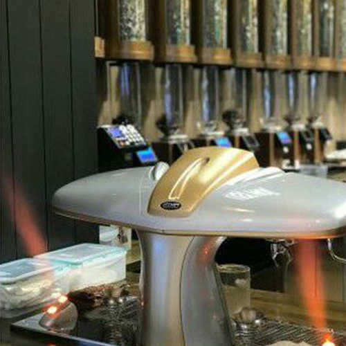 一体化豆售研磨机茶机储直储桶研磨挂茶茶磨豆磨商用桶机壁式家用