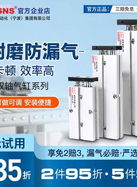 TWSNS台气山耐斯双轴气缸TN32*10x20x30x40x50x60x70x80x90x100x1