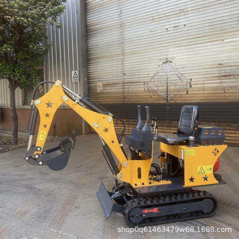 小型挖掘机农用果园大棚挖土微型小挖室内工程破碎耕地多功能钩机